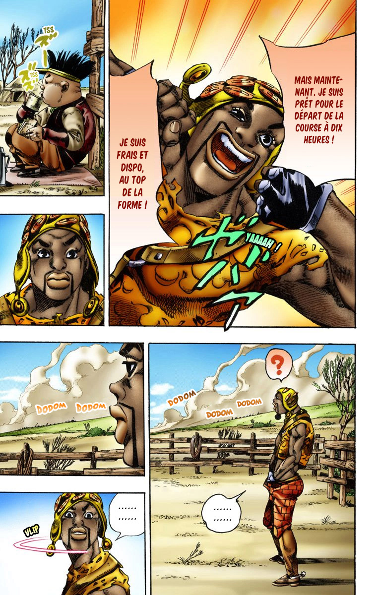 Read JoJo's Bizarre Adventure Part 7 Steel Ball Run Official Colored FR Manga Online