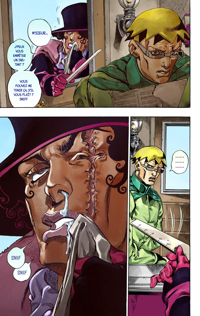 Read JoJo's Bizarre Adventure Part 7 Steel Ball Run Official Colored FR Manga Online