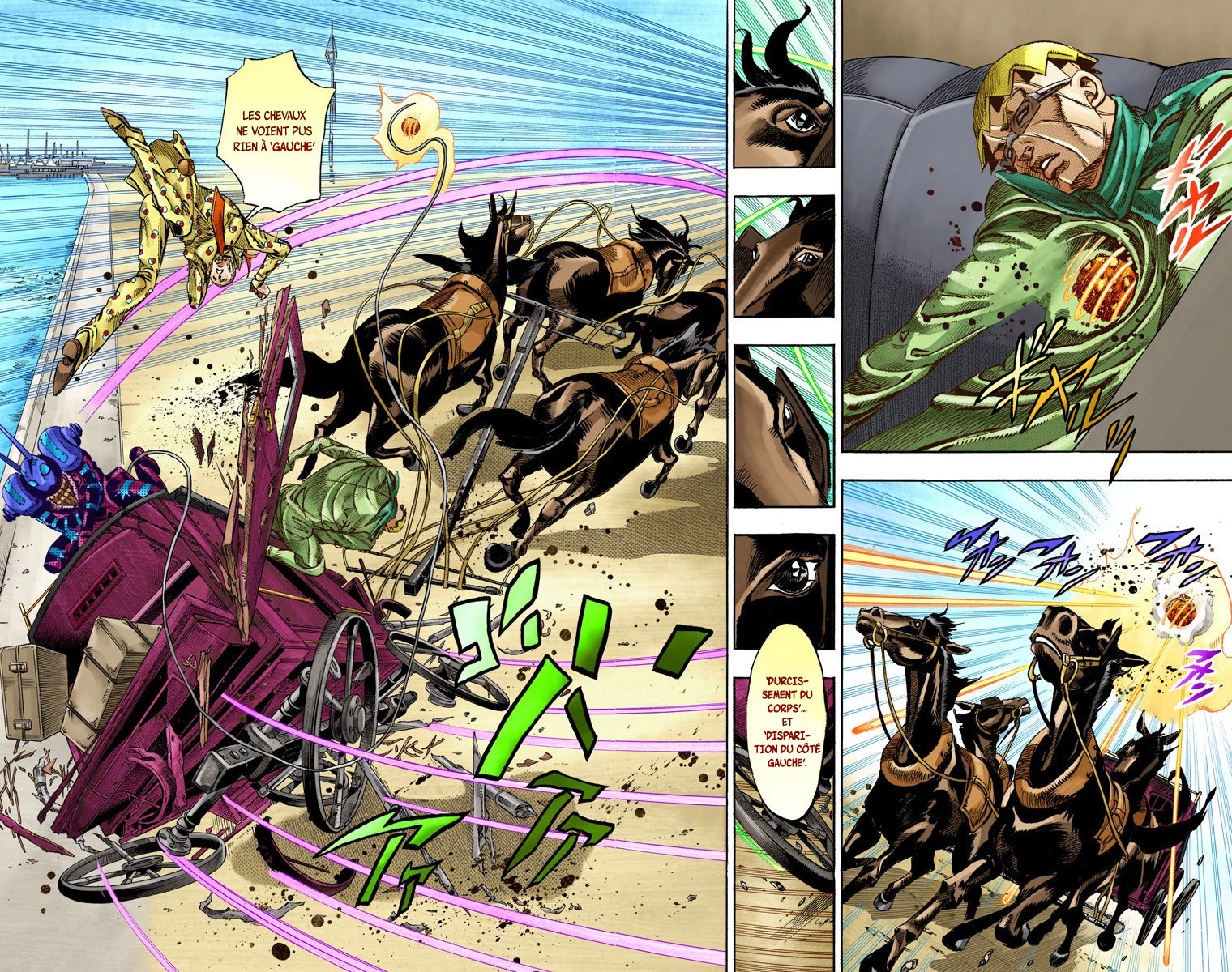 Read JoJo's Bizarre Adventure Part 7 Steel Ball Run Official Colored FR Manga Online