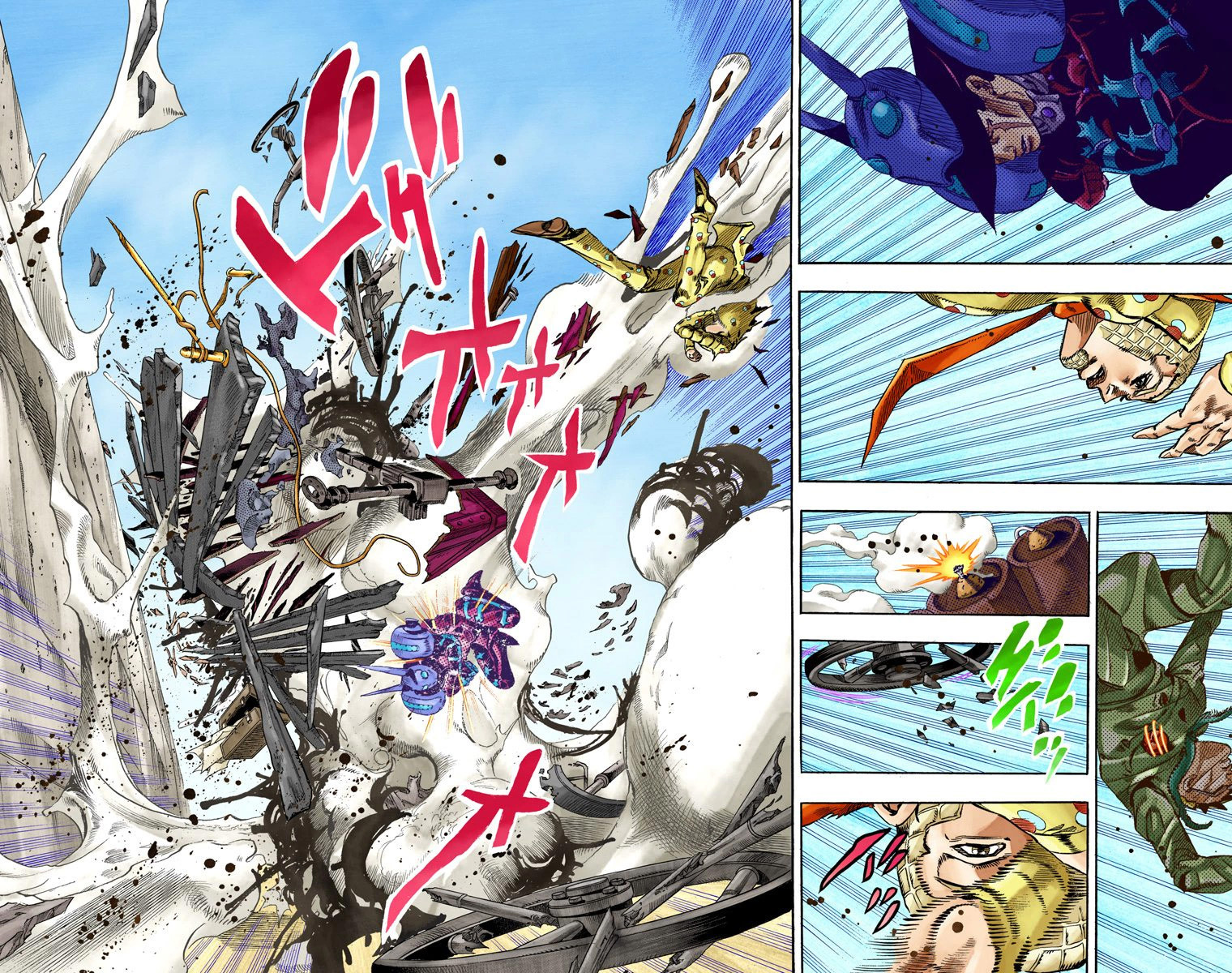 Read JoJo's Bizarre Adventure Part 7 Steel Ball Run Official Colored FR Manga Online