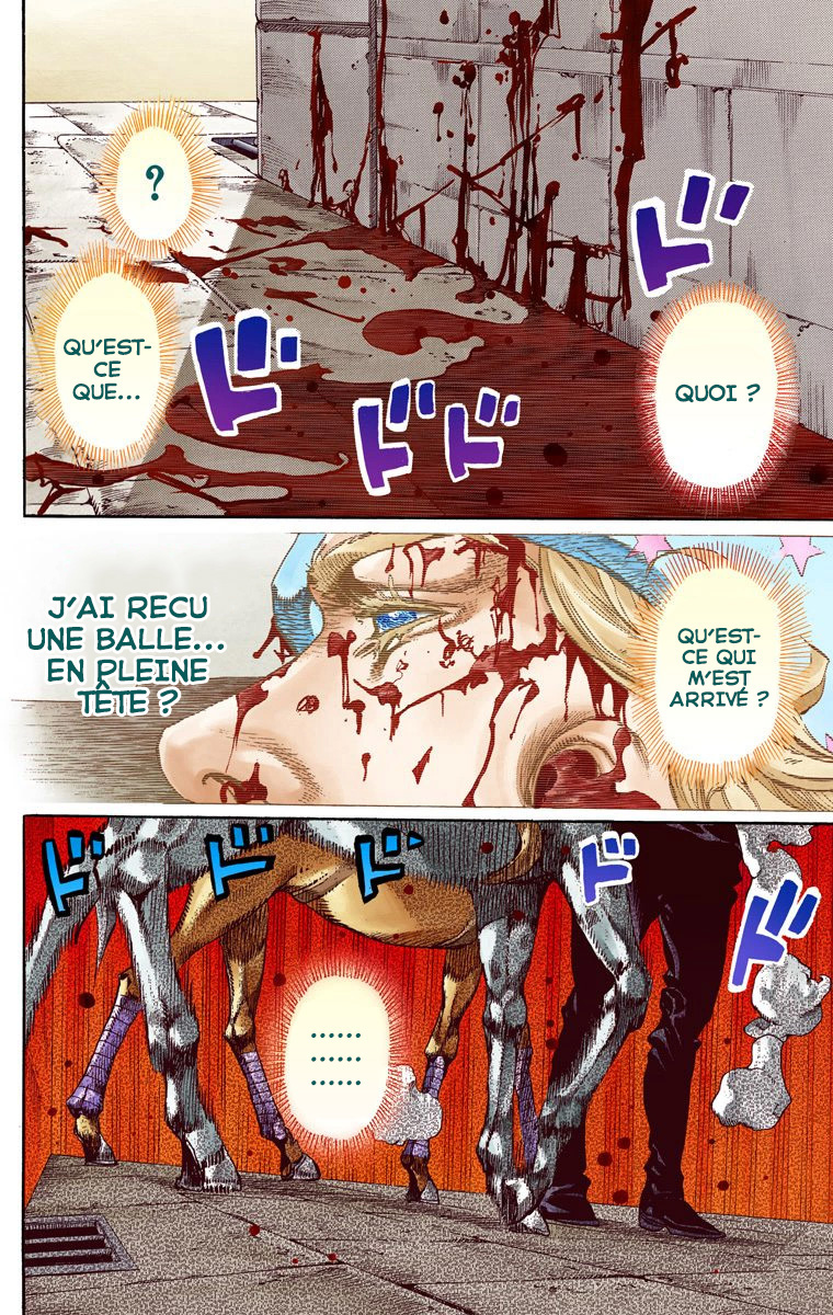 Read JoJo's Bizarre Adventure Part 7 Steel Ball Run Official Colored FR Manga Online