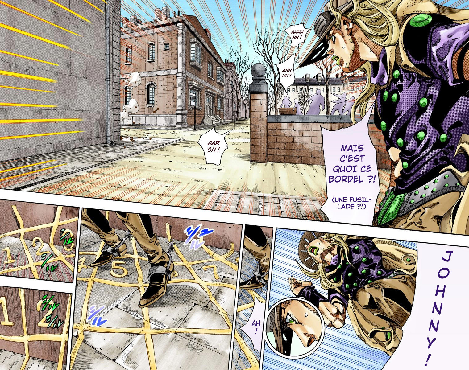Read JoJo's Bizarre Adventure Part 7 Steel Ball Run Official Colored FR Manga Online