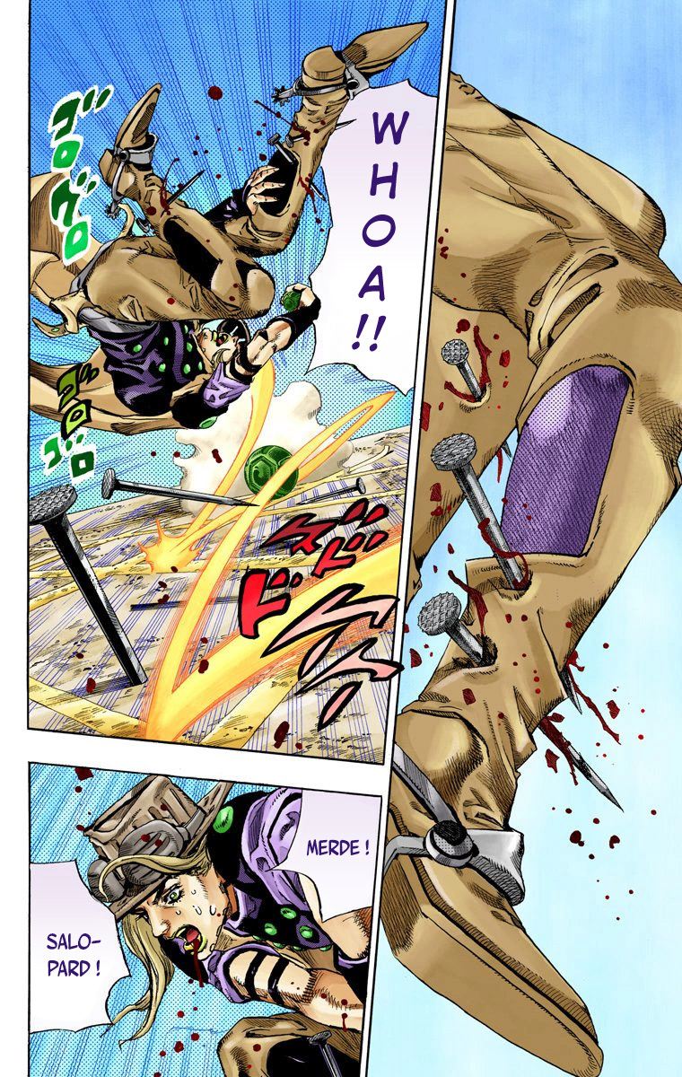 Read JoJo's Bizarre Adventure Part 7 Steel Ball Run Official Colored FR Manga Online