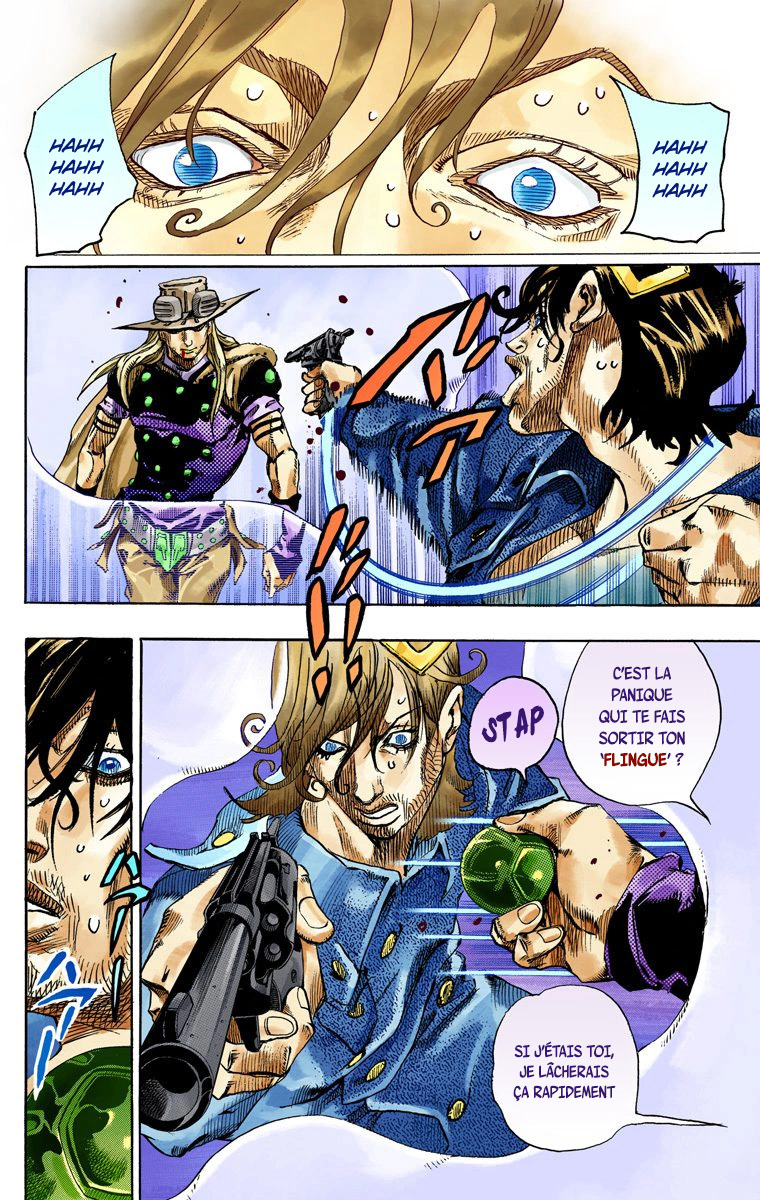 Read JoJo's Bizarre Adventure Part 7 Steel Ball Run Official Colored FR Manga Online