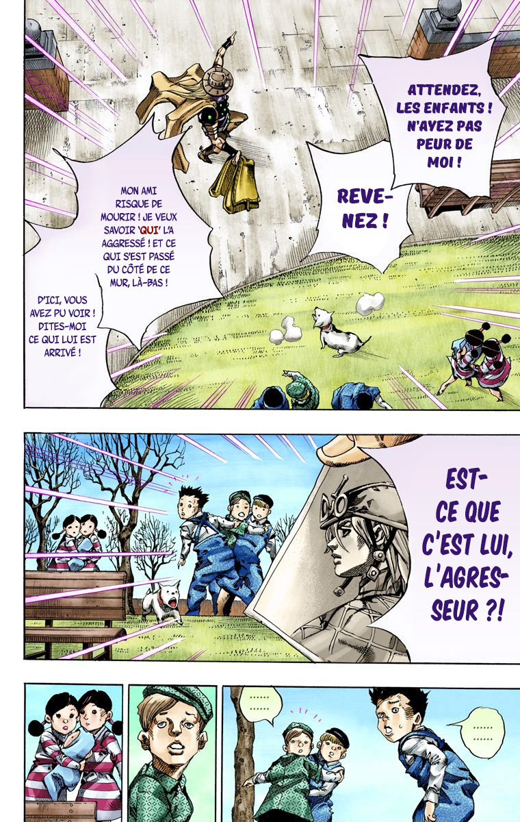 Read JoJo's Bizarre Adventure Part 7 Steel Ball Run Official Colored FR Manga Online