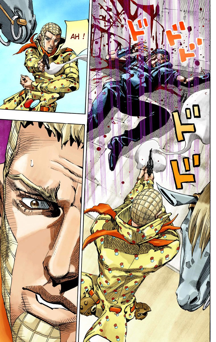 Read JoJo's Bizarre Adventure Part 7 Steel Ball Run Official Colored FR Manga Online