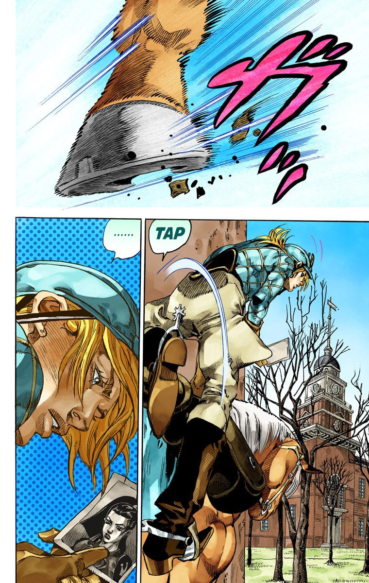 Read JoJo's Bizarre Adventure Part 7 Steel Ball Run Official Colored FR Manga Online