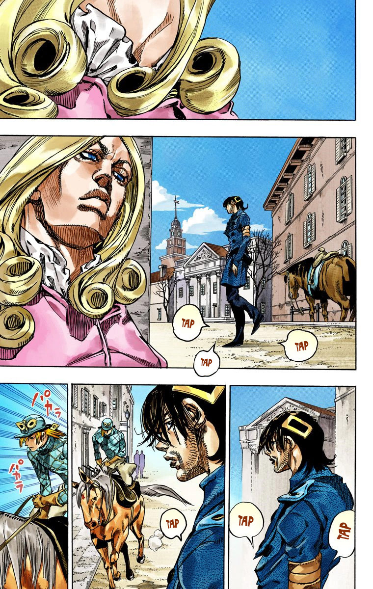 Read JoJo's Bizarre Adventure Part 7 Steel Ball Run Official Colored FR Manga Online
