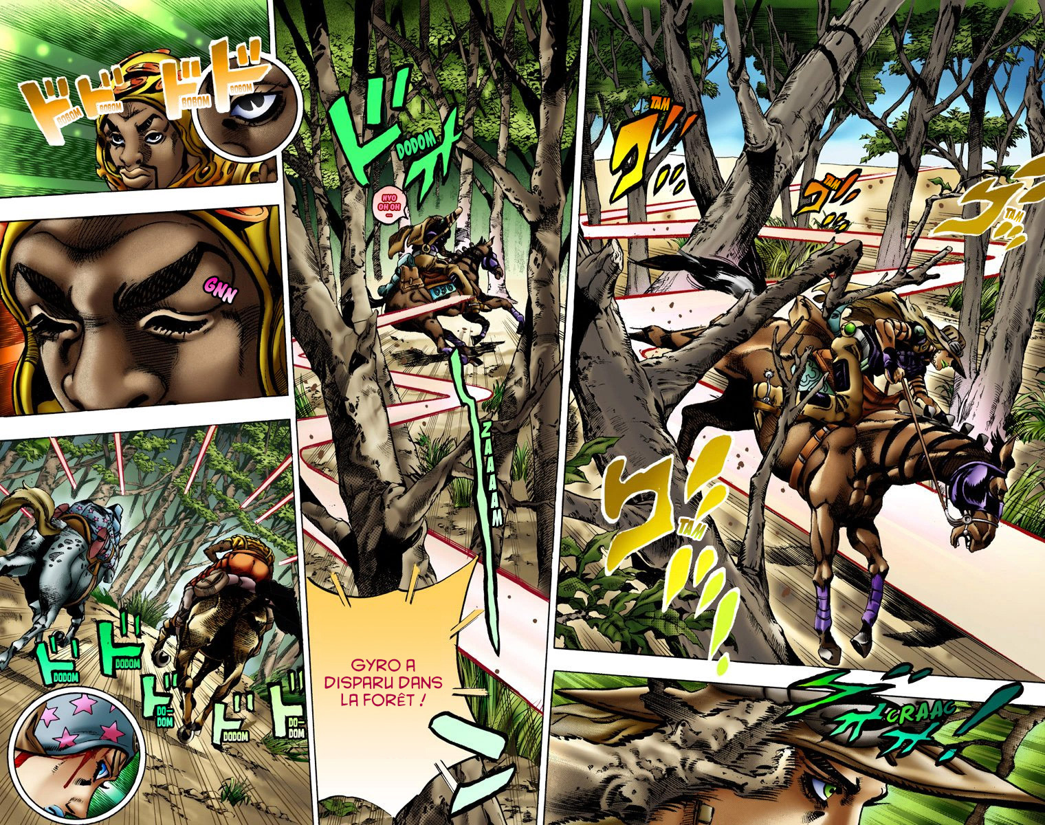 Read JoJo's Bizarre Adventure Part 7 Steel Ball Run Official Colored FR Manga Online