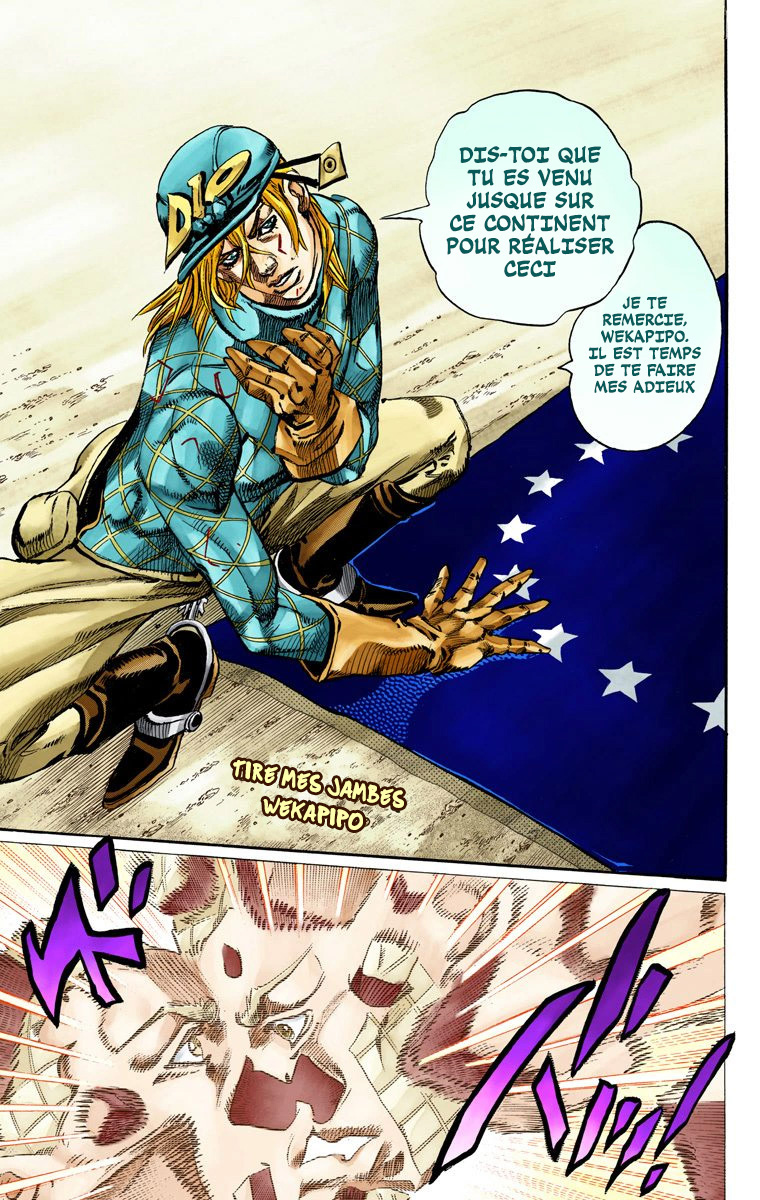 Read JoJo's Bizarre Adventure Part 7 Steel Ball Run Official Colored FR Manga Online