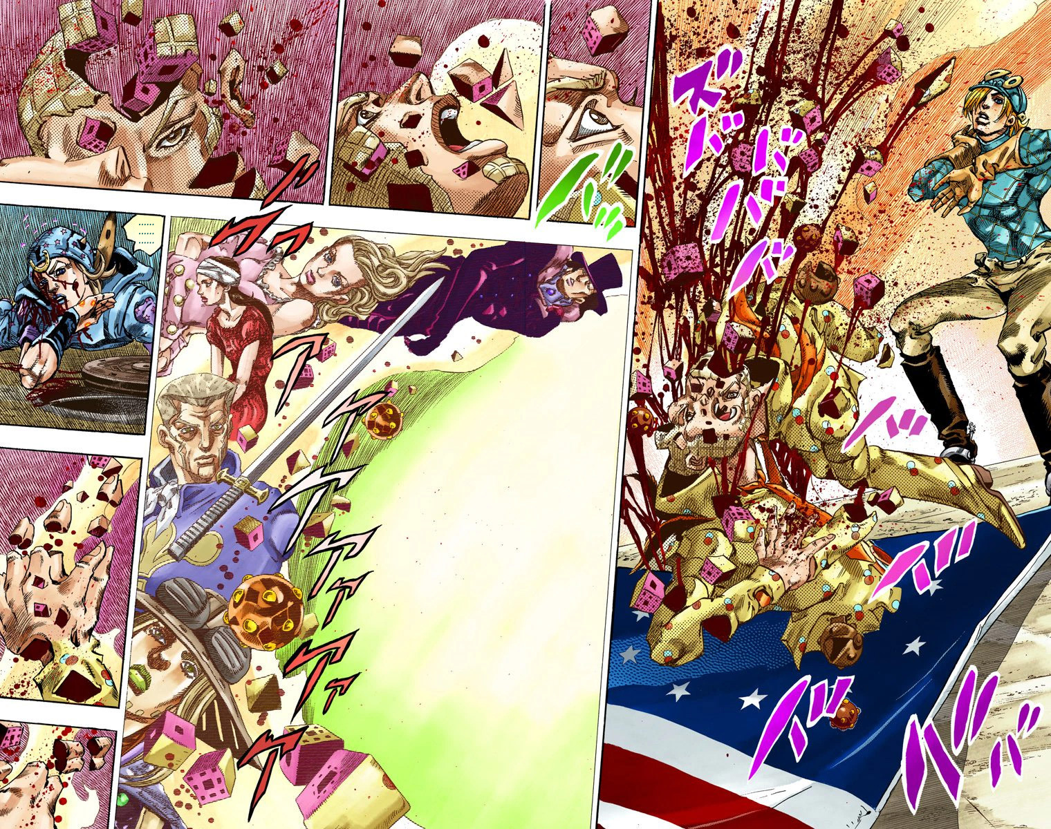 Read JoJo's Bizarre Adventure Part 7 Steel Ball Run Official Colored FR Manga Online
