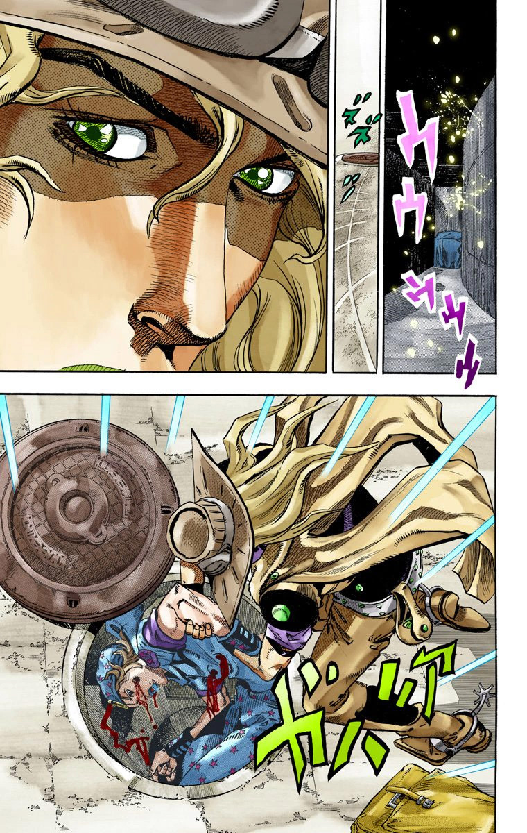 Read JoJo's Bizarre Adventure Part 7 Steel Ball Run Official Colored FR Manga Online