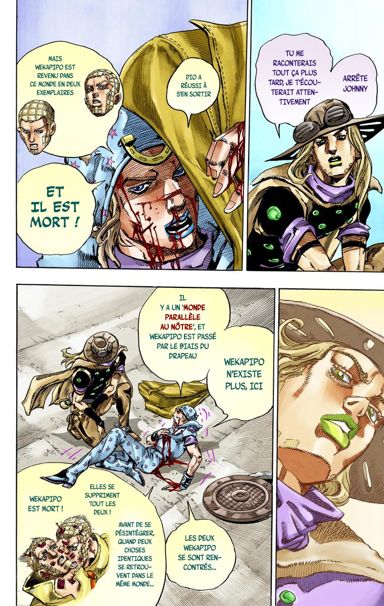 Read JoJo's Bizarre Adventure Part 7 Steel Ball Run Official Colored FR Manga Online