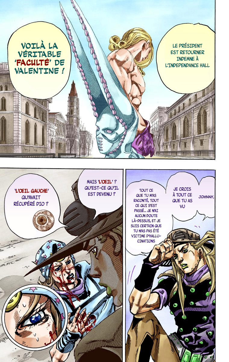 Read JoJo's Bizarre Adventure Part 7 Steel Ball Run Official Colored FR Manga Online