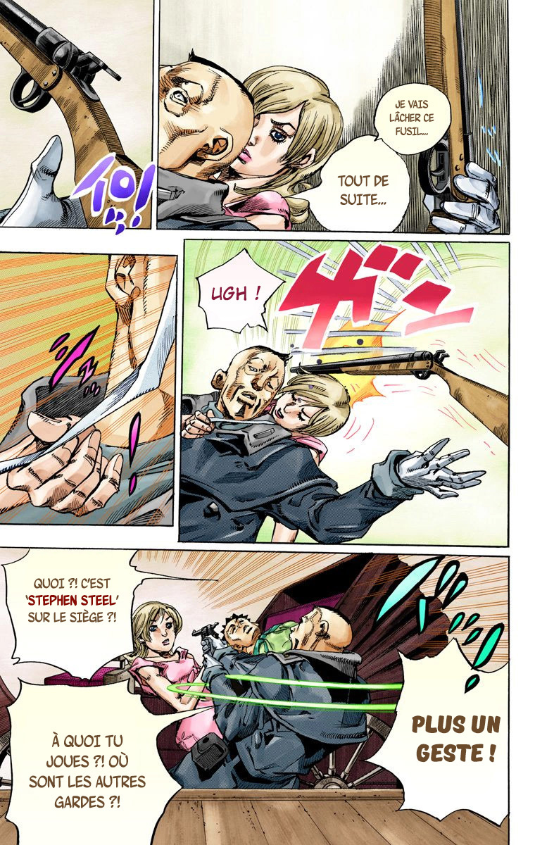 Read JoJo's Bizarre Adventure Part 7 Steel Ball Run Official Colored FR Manga Online