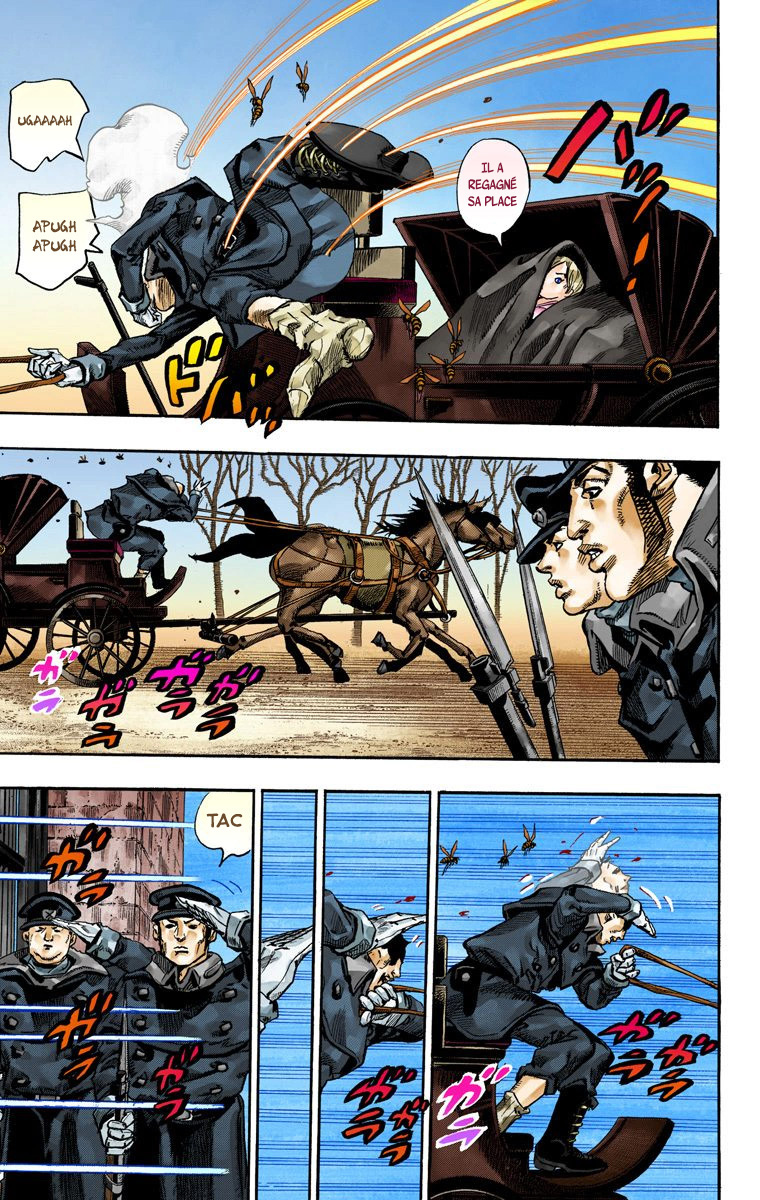 Read JoJo's Bizarre Adventure Part 7 Steel Ball Run Official Colored FR Manga Online