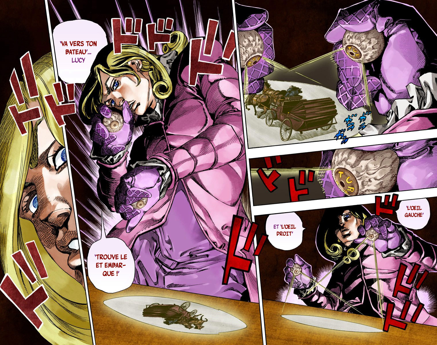 Read JoJo's Bizarre Adventure Part 7 Steel Ball Run Official Colored FR Manga Online