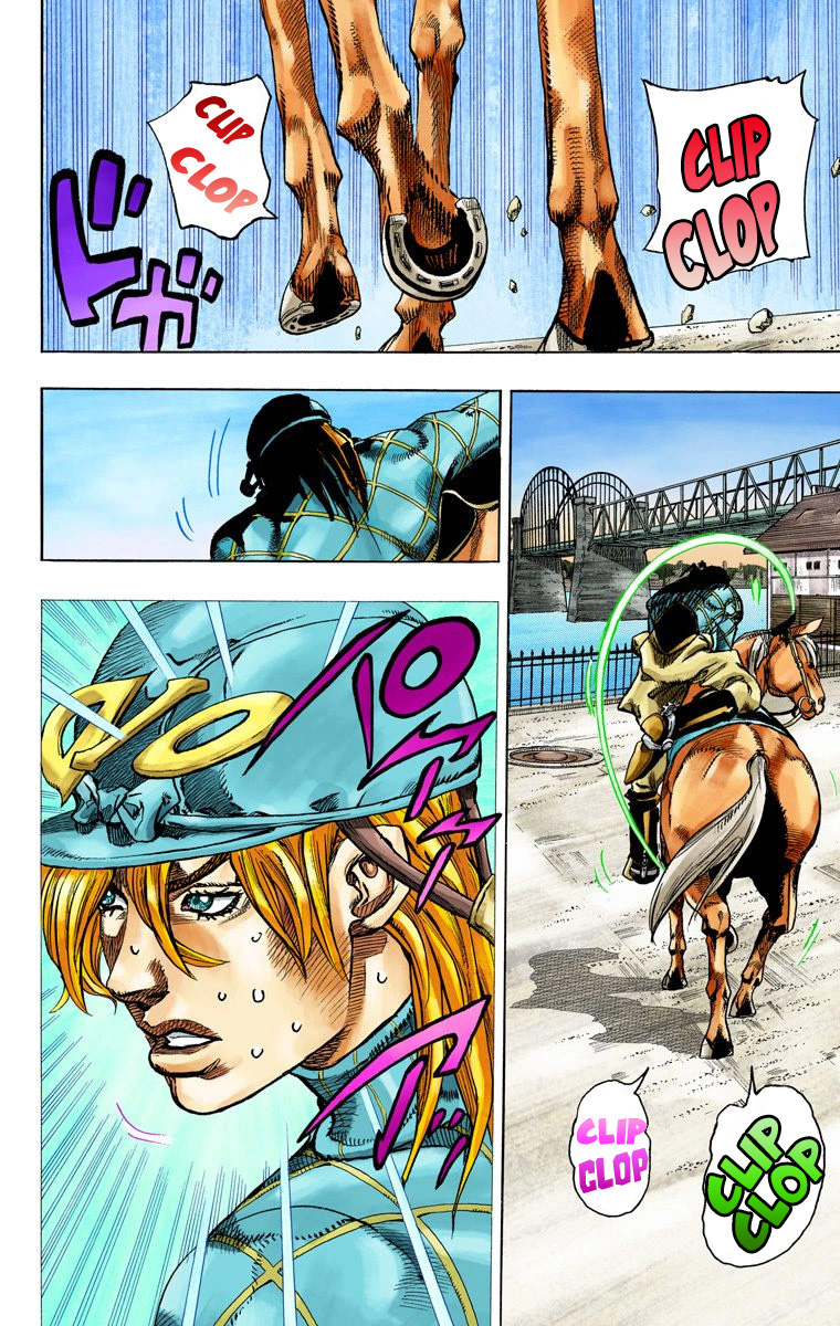Read JoJo's Bizarre Adventure Part 7 Steel Ball Run Official Colored FR Manga Online