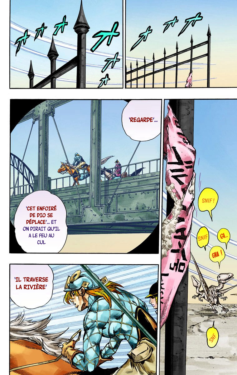 Read JoJo's Bizarre Adventure Part 7 Steel Ball Run Official Colored FR Manga Online