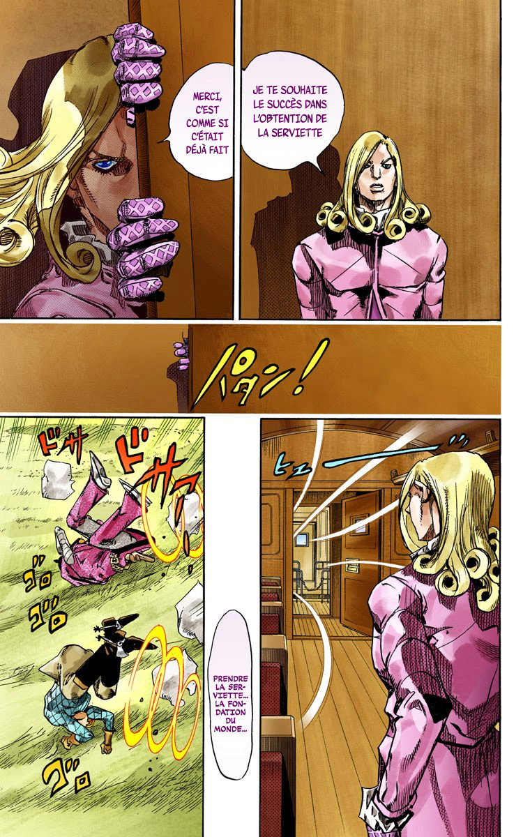 Read JoJo's Bizarre Adventure Part 7 Steel Ball Run Official Colored FR Manga Online