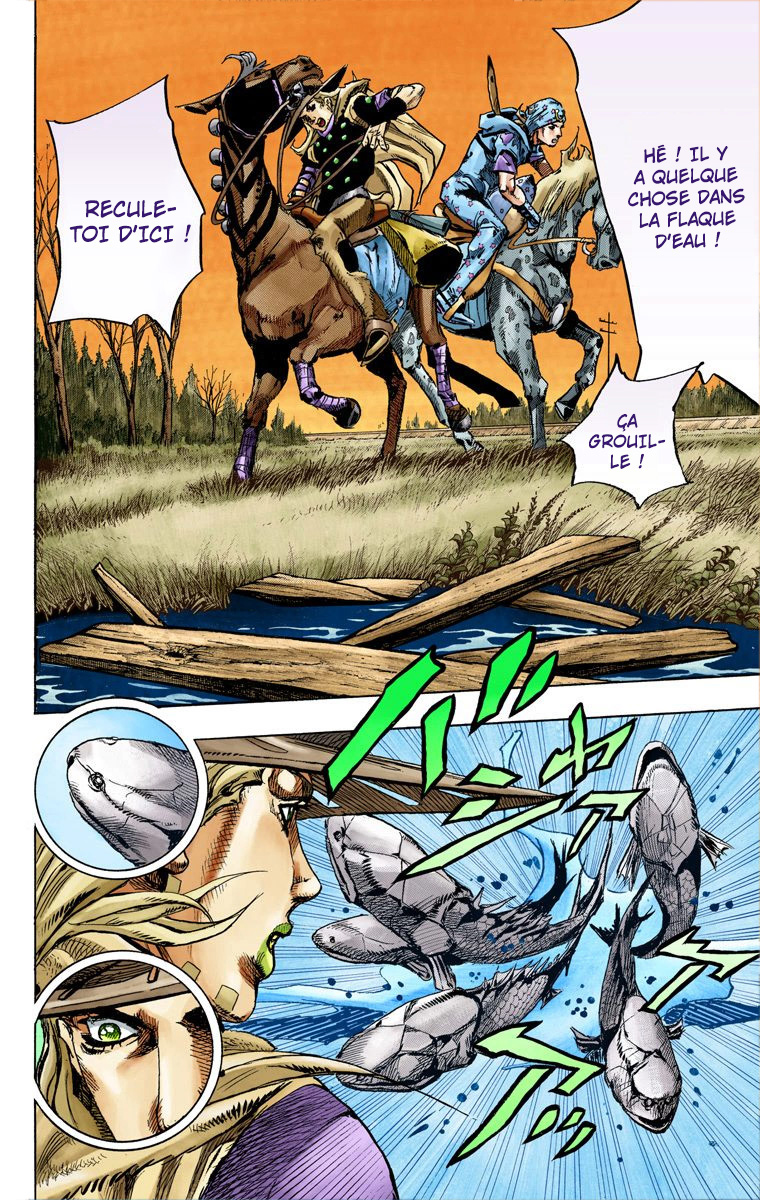 Read JoJo's Bizarre Adventure Part 7 Steel Ball Run Official Colored FR Manga Online