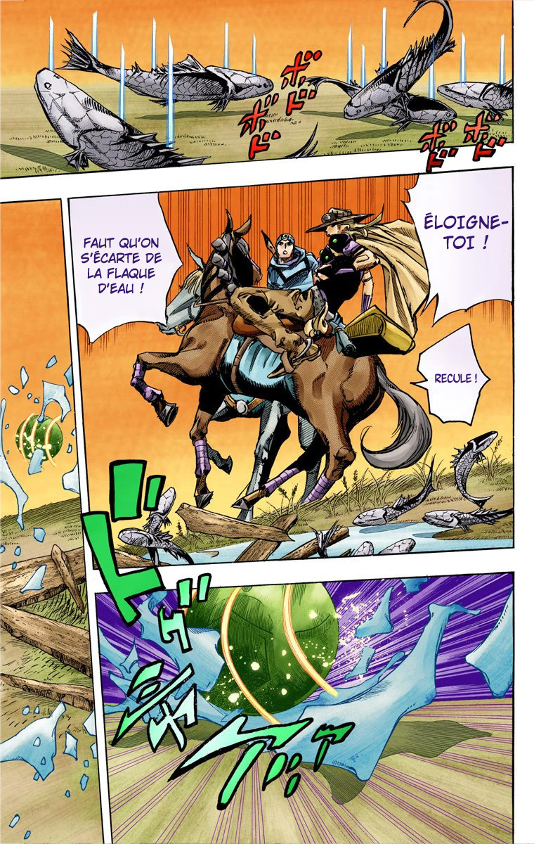 Read JoJo's Bizarre Adventure Part 7 Steel Ball Run Official Colored FR Manga Online