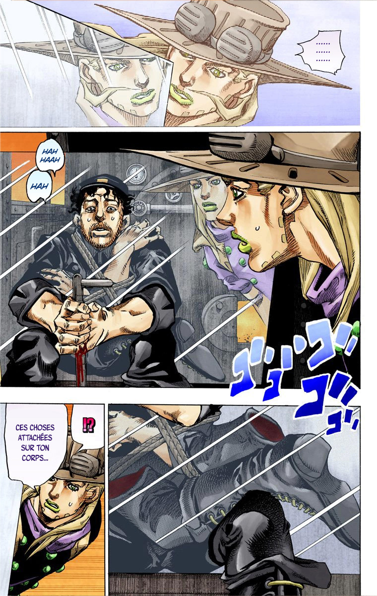 Read JoJo's Bizarre Adventure Part 7 Steel Ball Run Official Colored FR Manga Online