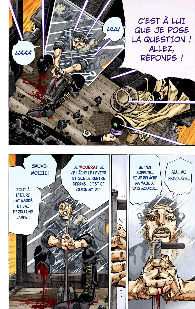 Read JoJo's Bizarre Adventure Part 7 Steel Ball Run Official Colored FR Manga Online