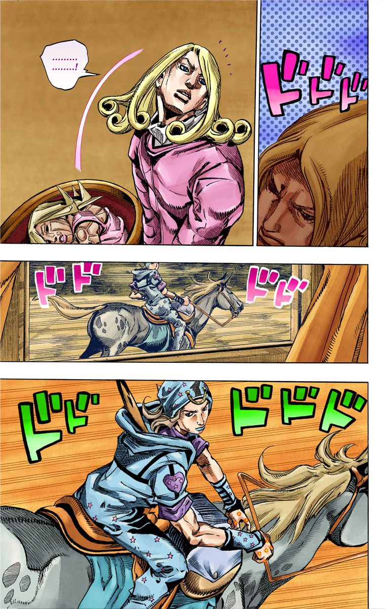 Read JoJo's Bizarre Adventure Part 7 Steel Ball Run Official Colored FR Manga Online