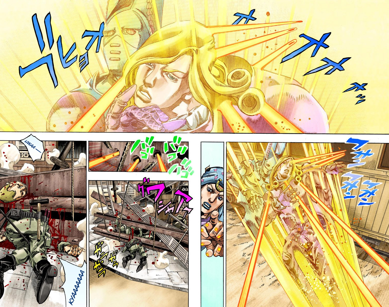Read JoJo's Bizarre Adventure Part 7 Steel Ball Run Official Colored FR Manga Online