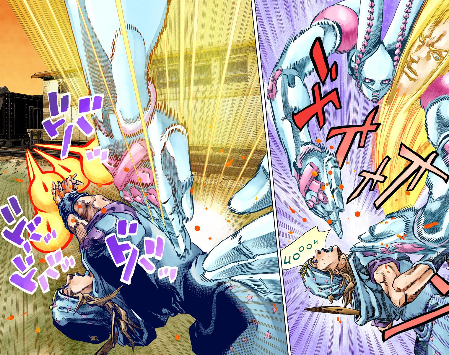 Read JoJo's Bizarre Adventure Part 7 Steel Ball Run Official Colored FR Manga Online