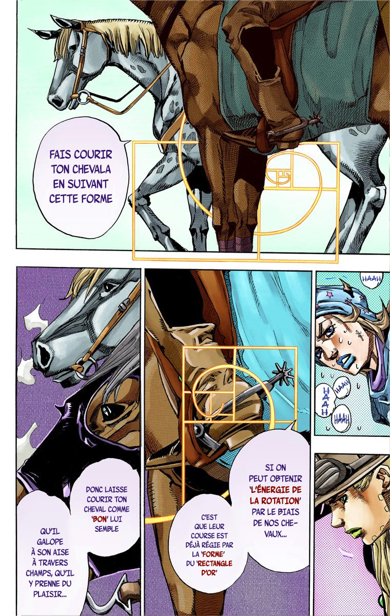 Read JoJo's Bizarre Adventure Part 7 Steel Ball Run Official Colored FR Manga Online