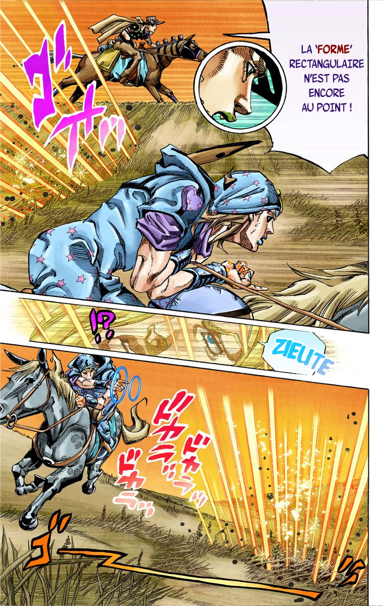 Read JoJo's Bizarre Adventure Part 7 Steel Ball Run Official Colored FR Manga Online