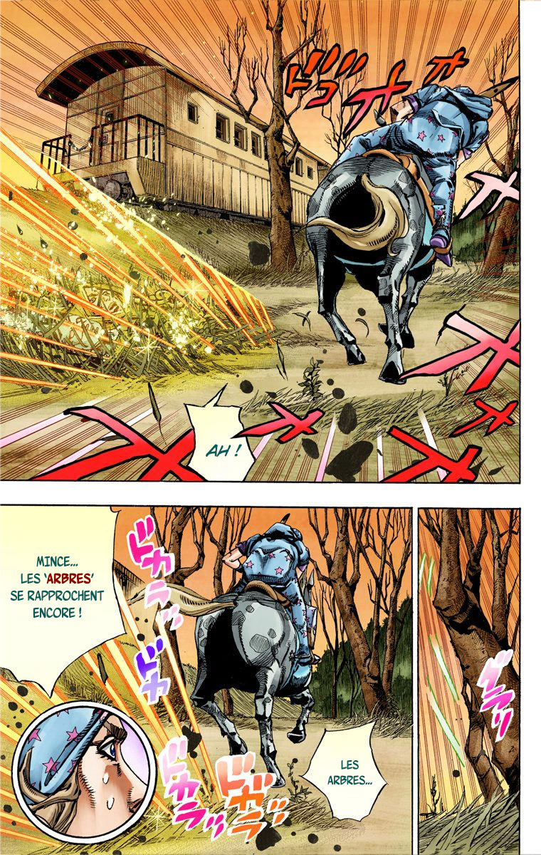 Read JoJo's Bizarre Adventure Part 7 Steel Ball Run Official Colored FR Manga Online