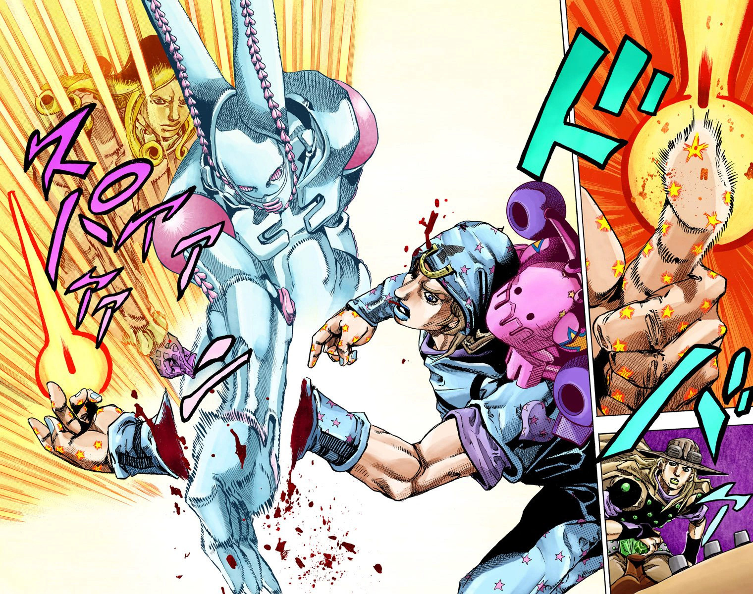 Read JoJo's Bizarre Adventure Part 7 Steel Ball Run Official Colored FR Manga Online
