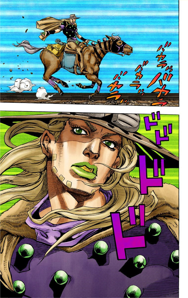 Read JoJo's Bizarre Adventure Part 7 Steel Ball Run Official Colored FR Manga Online