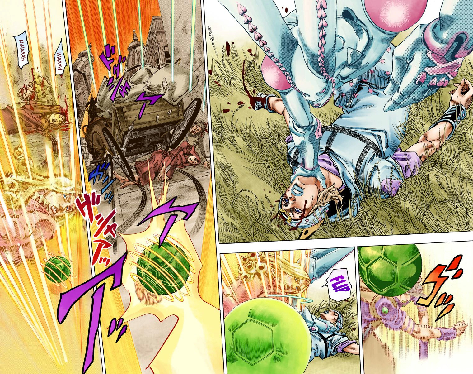Read JoJo's Bizarre Adventure Part 7 Steel Ball Run Official Colored FR Manga Online
