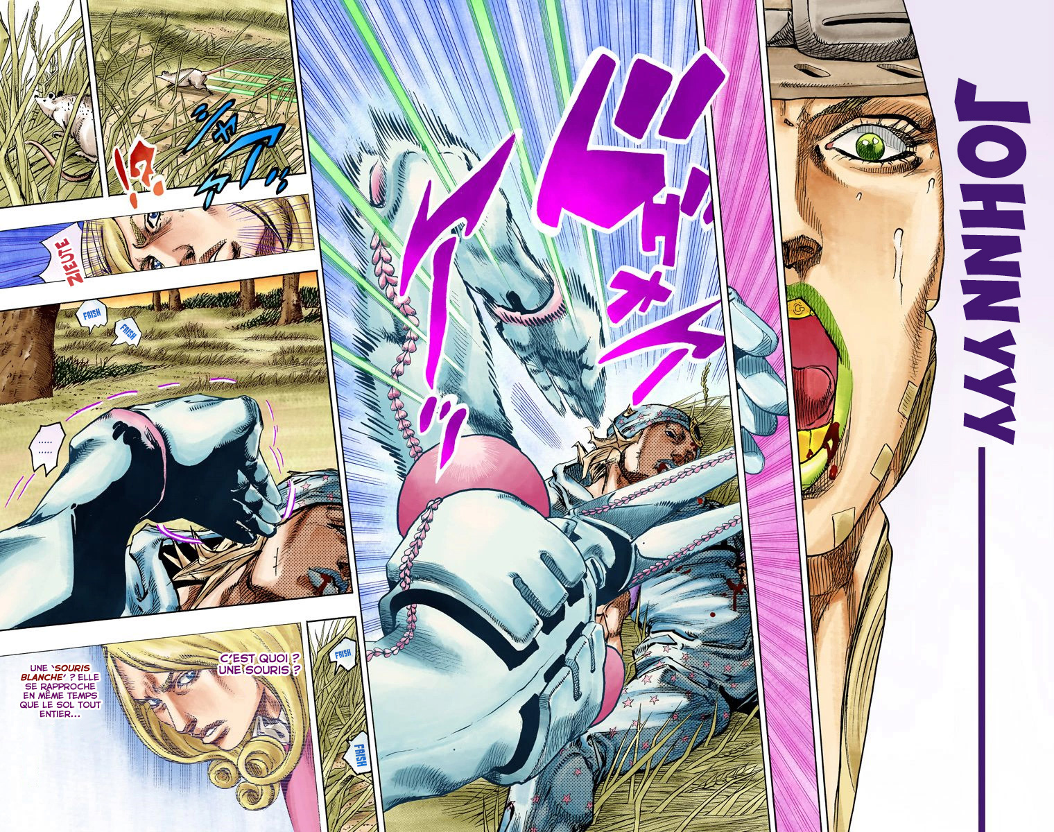 Read JoJo's Bizarre Adventure Part 7 Steel Ball Run Official Colored FR Manga Online