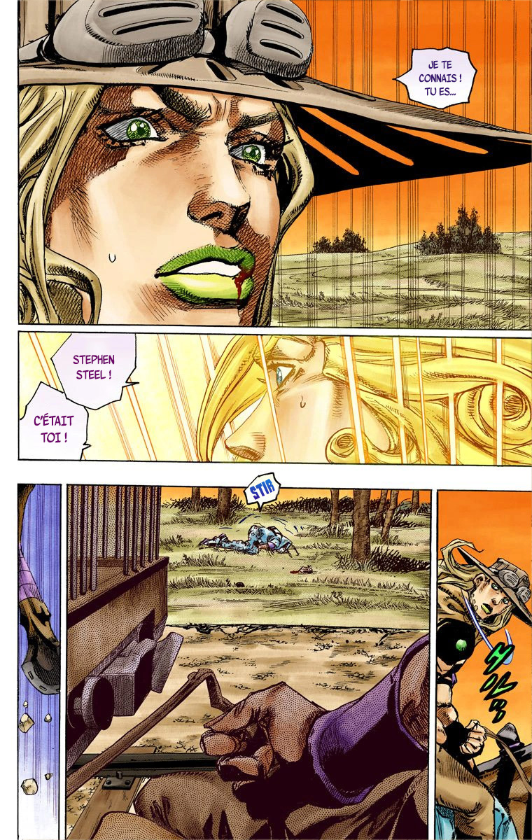 Read JoJo's Bizarre Adventure Part 7 Steel Ball Run Official Colored FR Manga Online