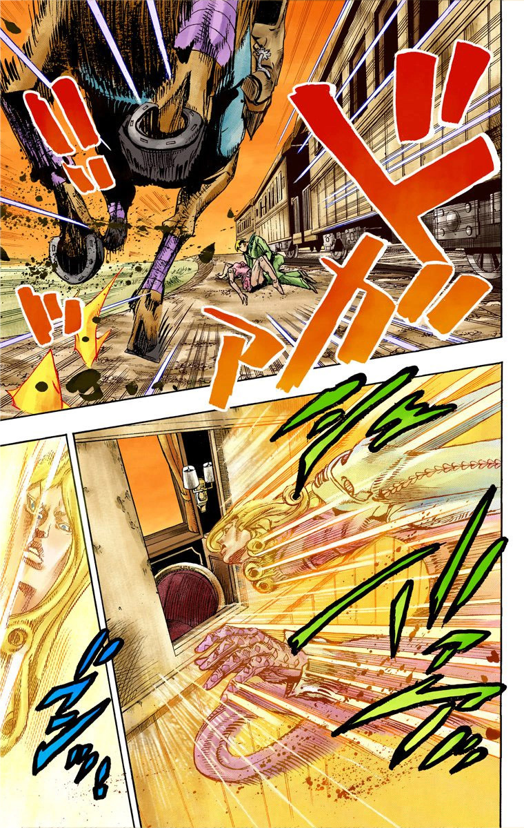 Read JoJo's Bizarre Adventure Part 7 Steel Ball Run Official Colored FR Manga Online