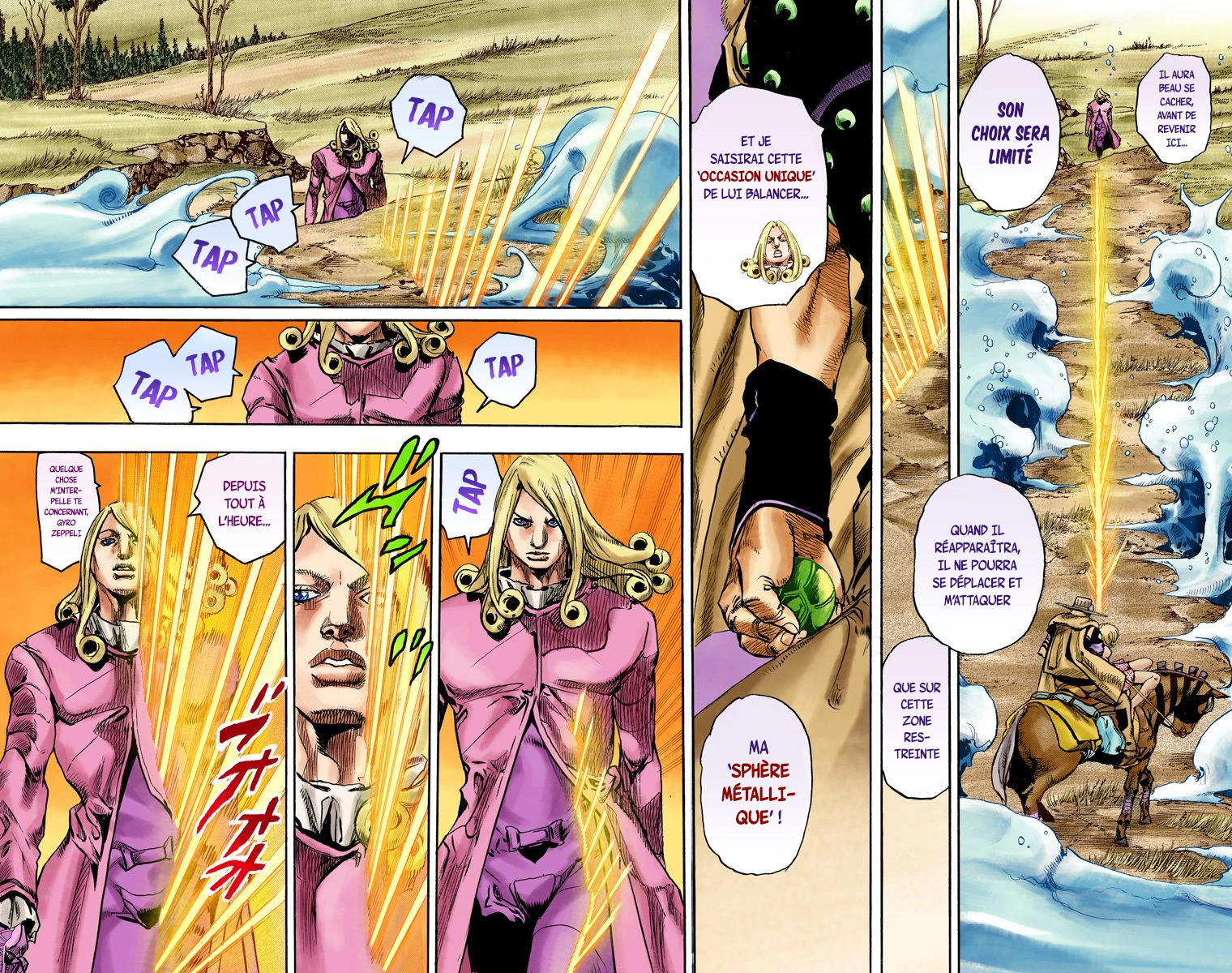 Read JoJo's Bizarre Adventure Part 7 Steel Ball Run Official Colored FR Manga Online