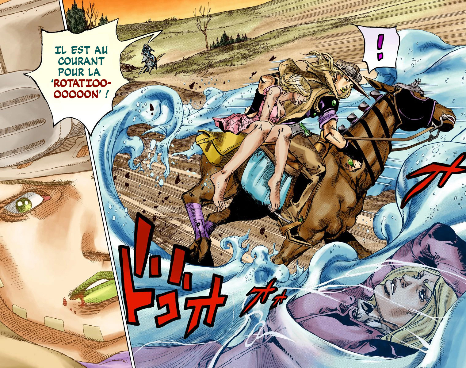 Read JoJo's Bizarre Adventure Part 7 Steel Ball Run Official Colored FR Manga Online