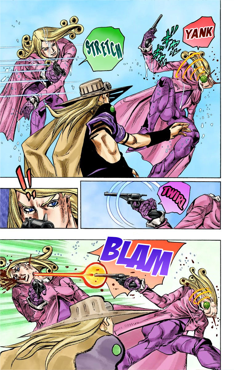 Read JoJo's Bizarre Adventure Part 7 Steel Ball Run Official Colored FR Manga Online