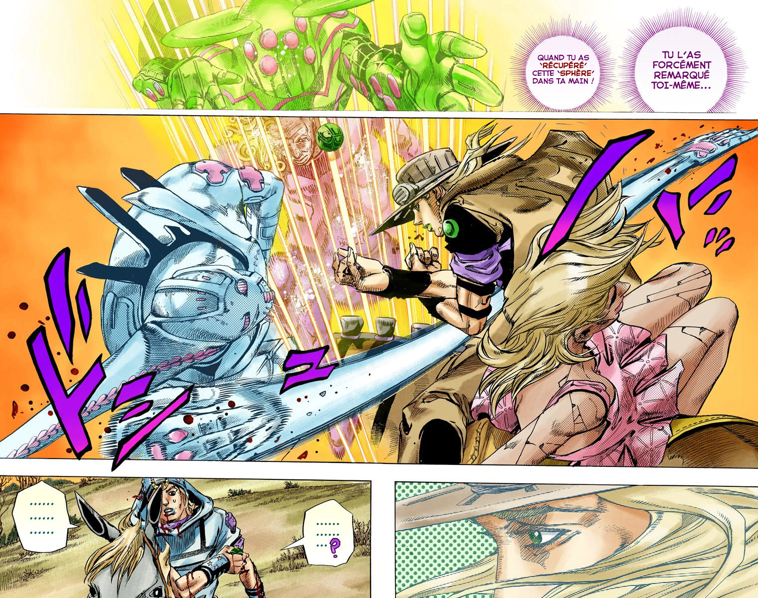 Read JoJo's Bizarre Adventure Part 7 Steel Ball Run Official Colored FR Manga Online