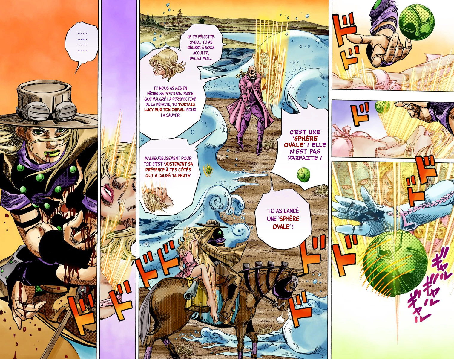 Read JoJo's Bizarre Adventure Part 7 Steel Ball Run Official Colored FR Manga Online