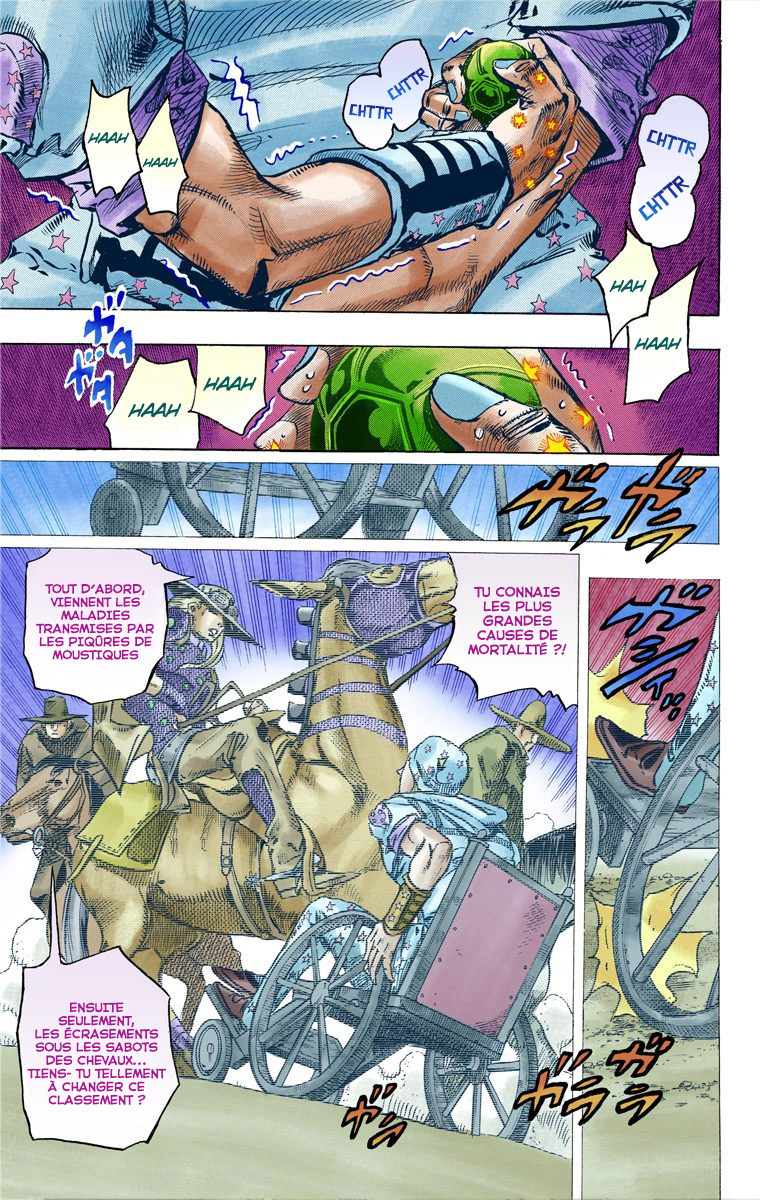 Read JoJo's Bizarre Adventure Part 7 Steel Ball Run Official Colored FR Manga Online