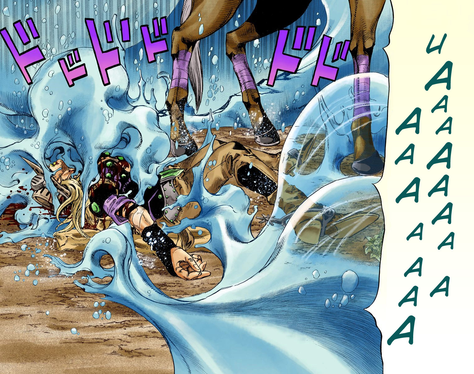 Read JoJo's Bizarre Adventure Part 7 Steel Ball Run Official Colored FR Manga Online