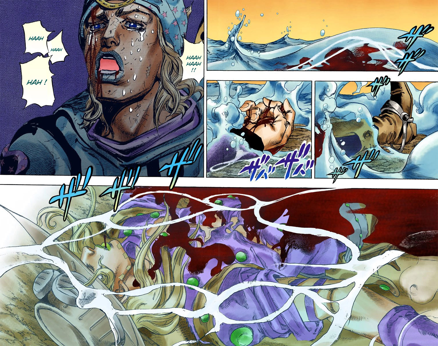 Read JoJo's Bizarre Adventure Part 7 Steel Ball Run Official Colored FR Manga Online