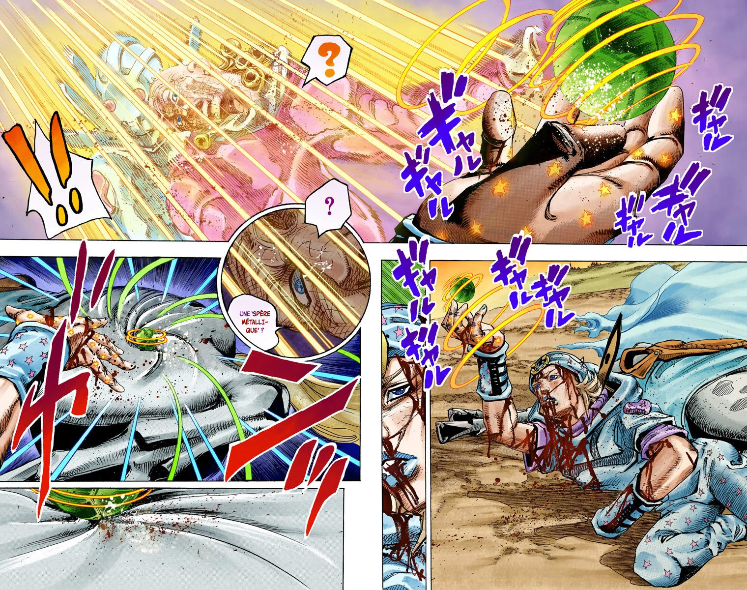 Read JoJo's Bizarre Adventure Part 7 Steel Ball Run Official Colored FR Manga Online