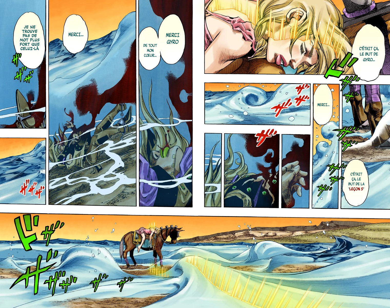 Read JoJo's Bizarre Adventure Part 7 Steel Ball Run Official Colored FR Manga Online